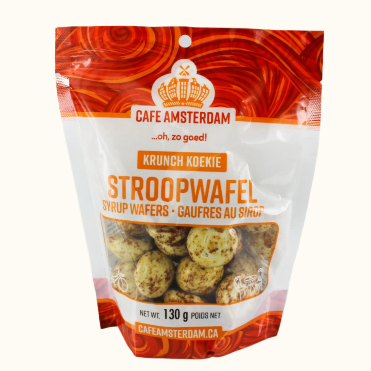 Café Amsterdam Krunch Koekie Sirop Saveur Gaufre 130g