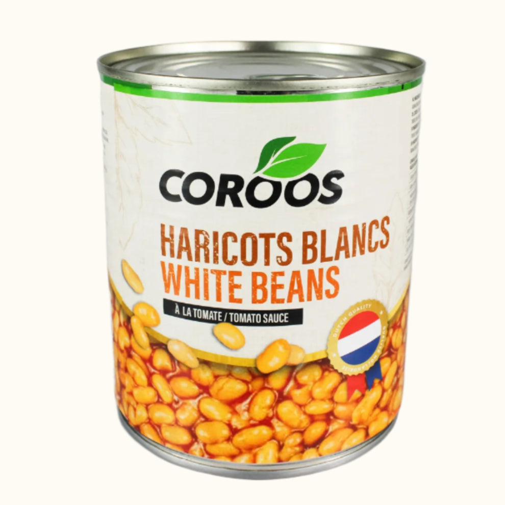 Haricots blancs Coroos cuits au four à la sauce tomate 800 g
