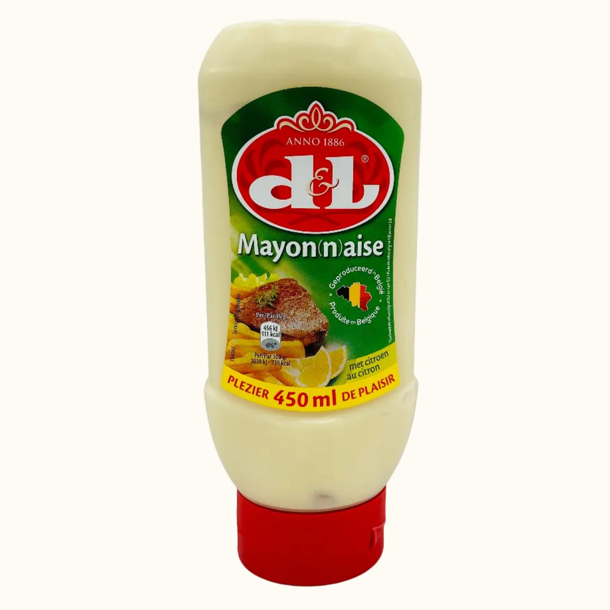 Devos Lemmens Mayonnaise Au Citron 450ml
