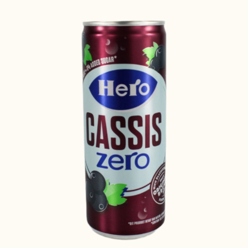 Hero Original Cassis ZÉRO SUCRE 250ml
