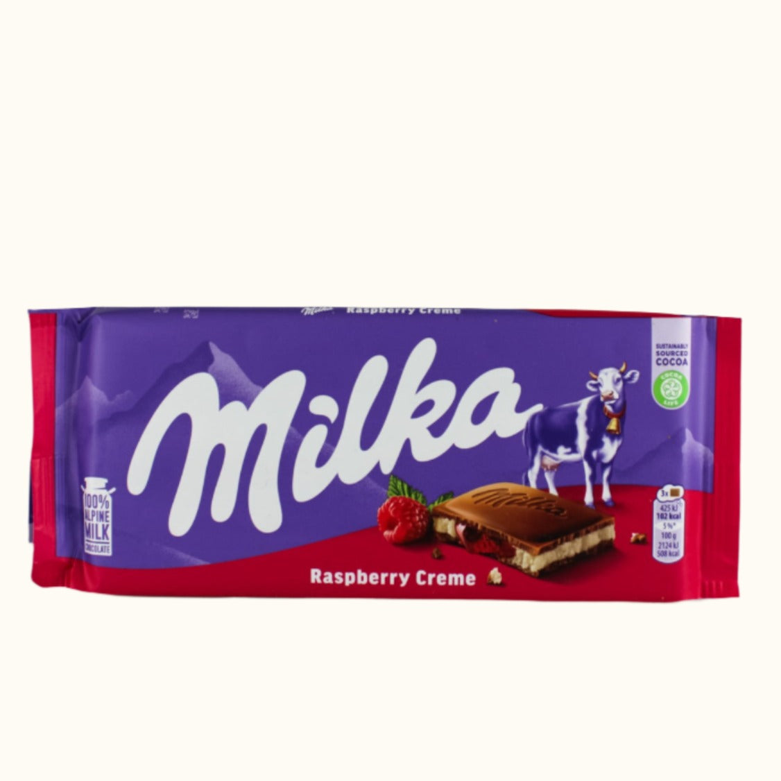 Milka Crème Framboise 100g