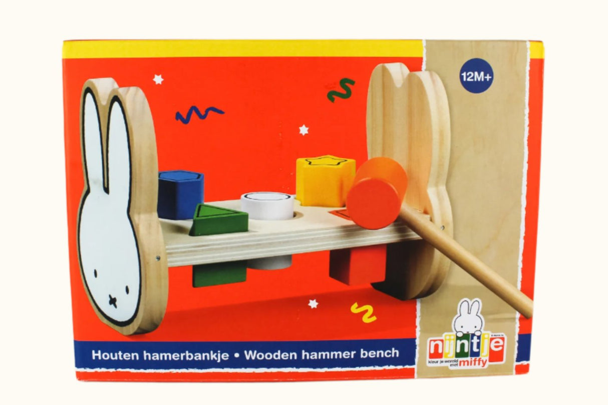 Houten hamerbank Miffy