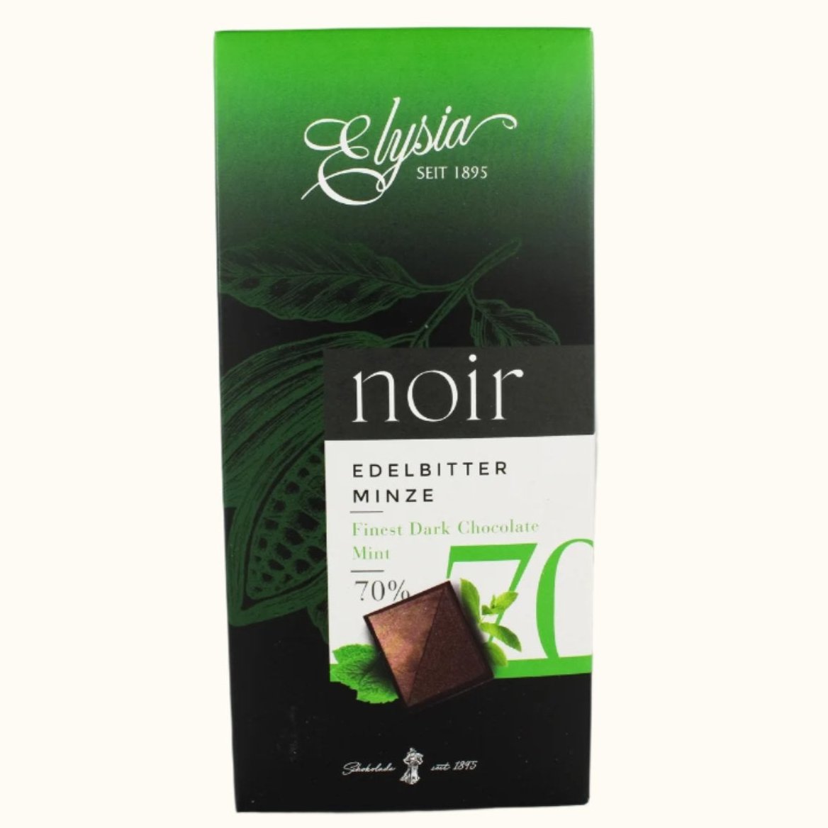 Elysia Pure Chocolade 70% Pepermunt Crisp 100g