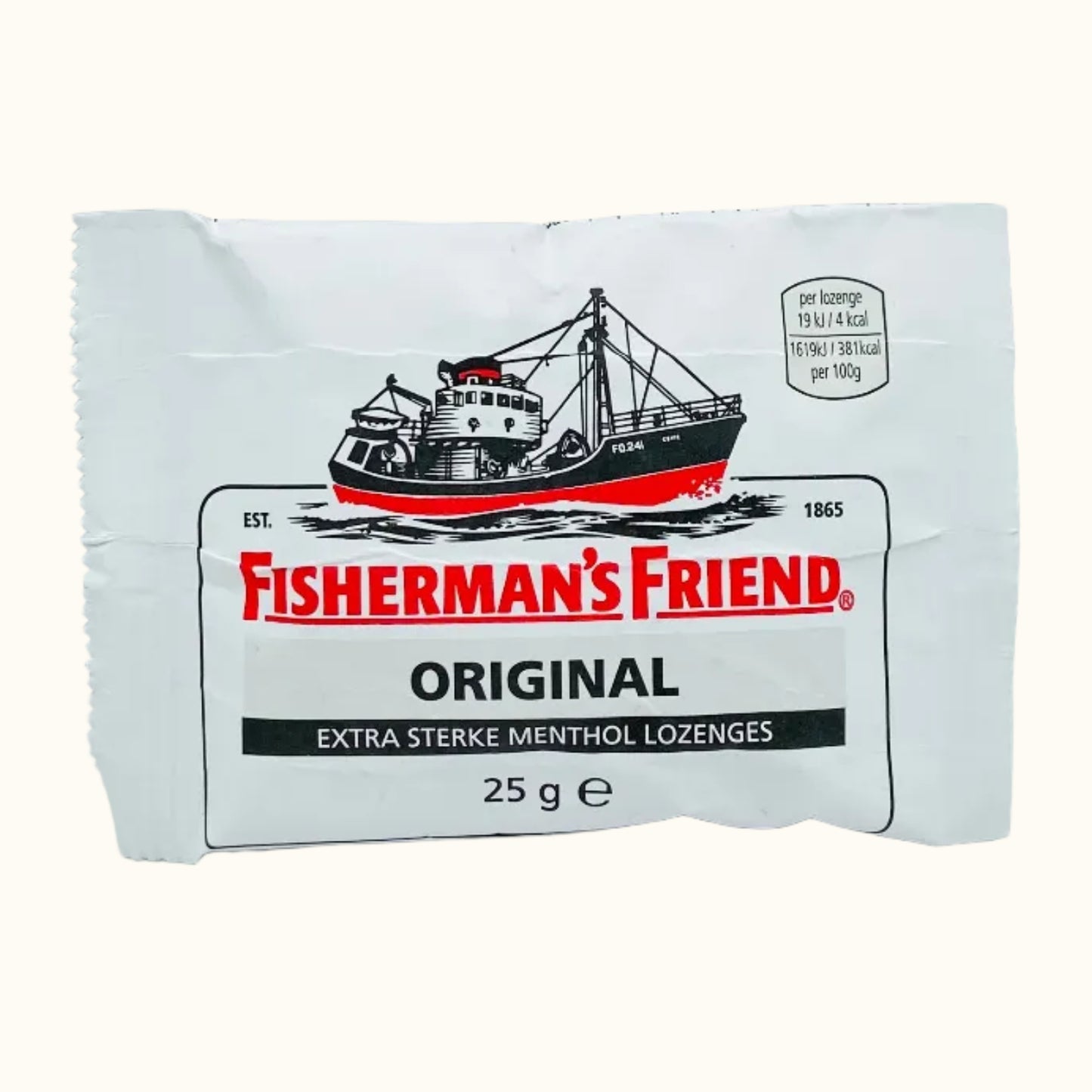 Fishermans Friend Original Extra Strong Monthol 25g
