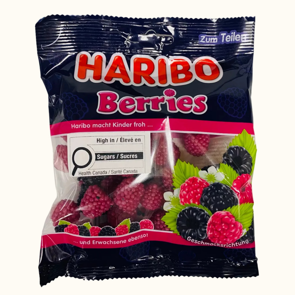 Haribo Raspberries and Blackberries 175g