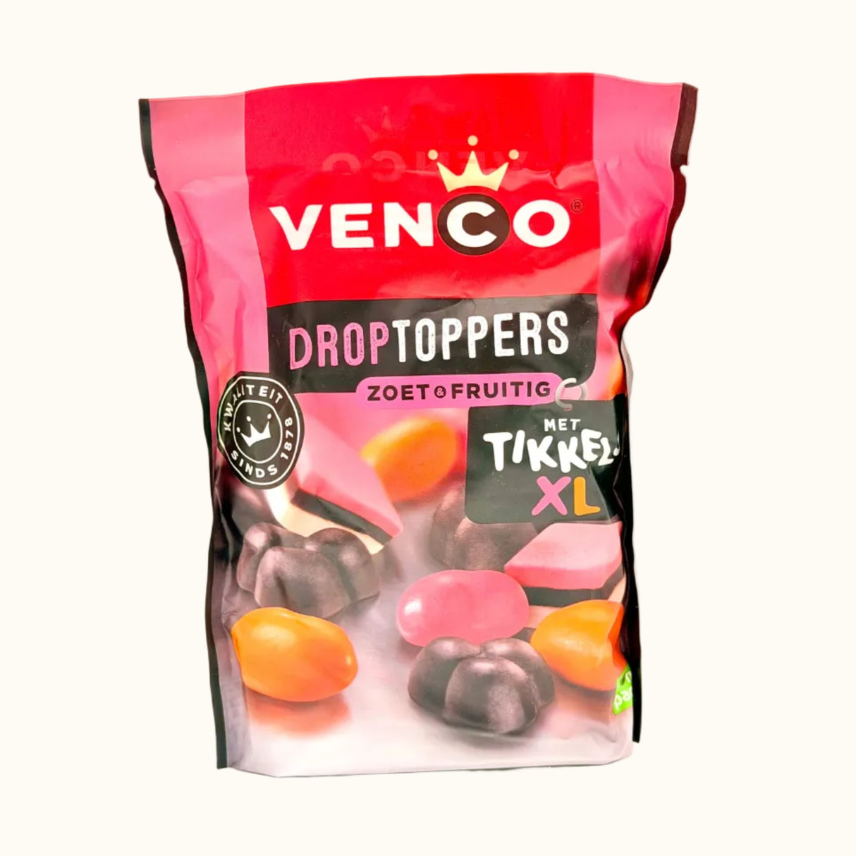Venco DropToppers Zoet & Fruitig 225g
