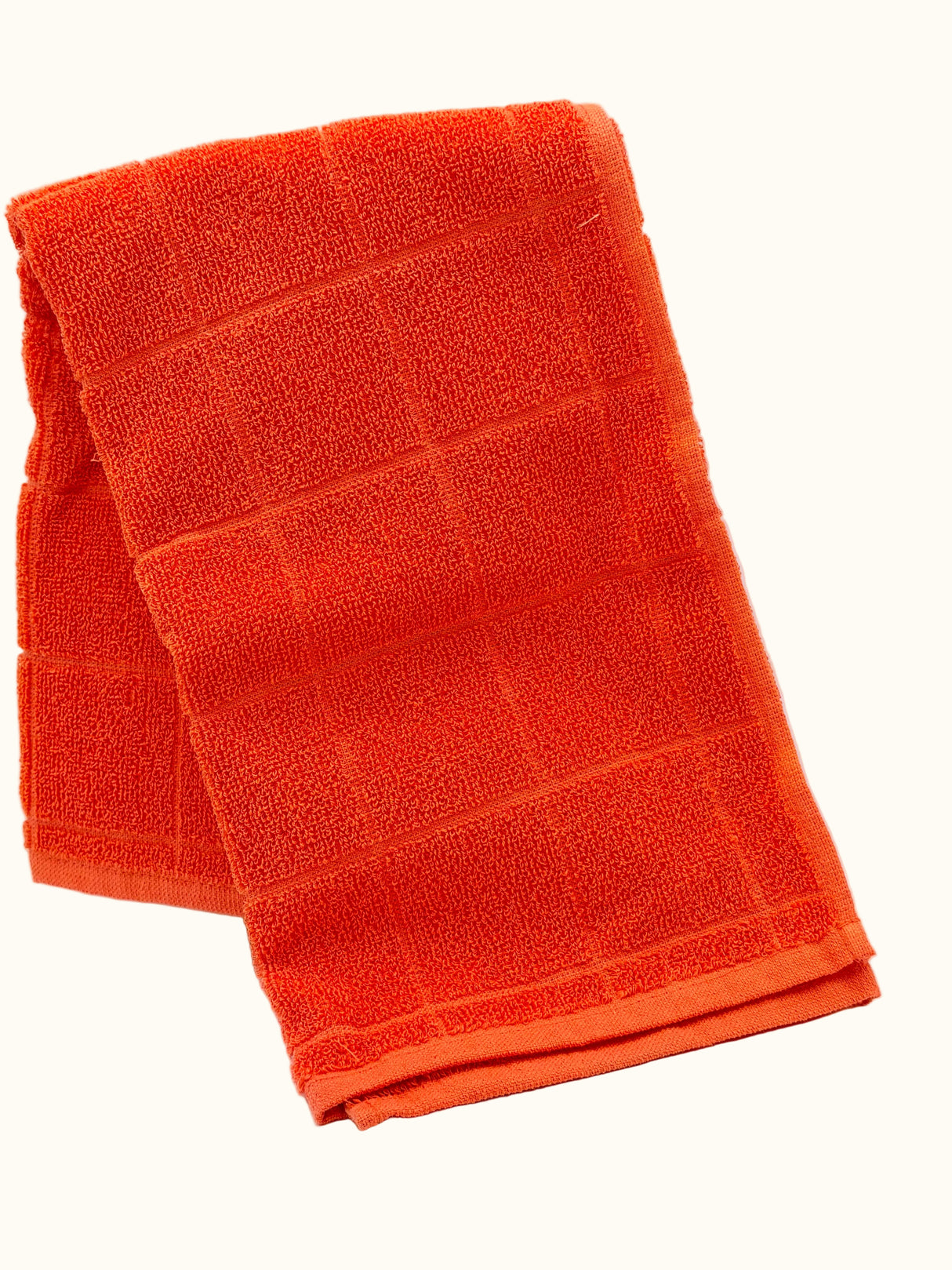 Hema Orange Block Kitchen Towel 50x50cm