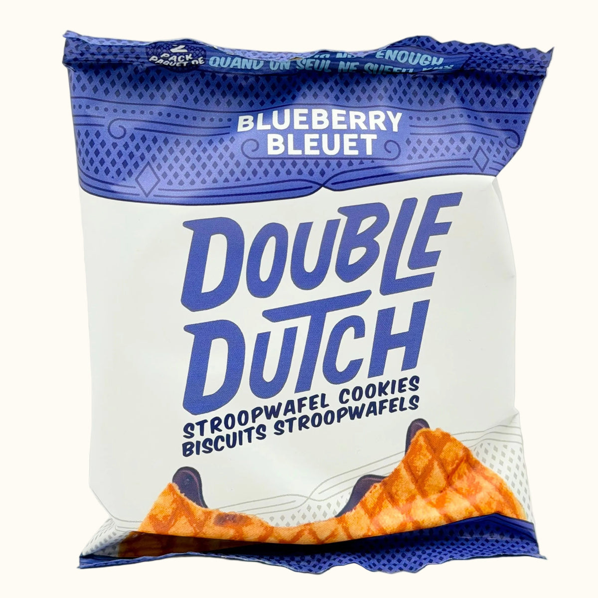 Double Dutch Syrup Waffle Blueberry 2pc