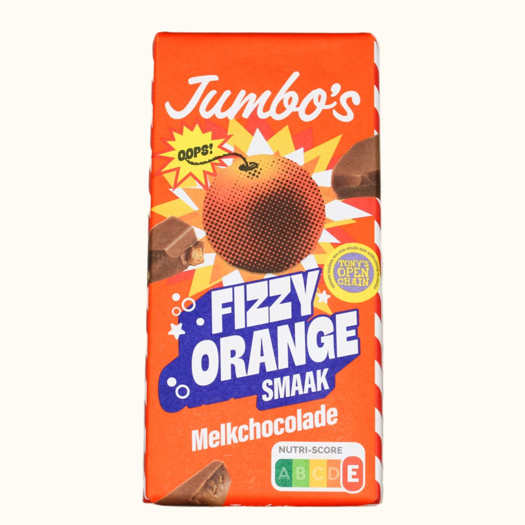 Jumbo's Milk Chocolate Fizzy & Orange 140g