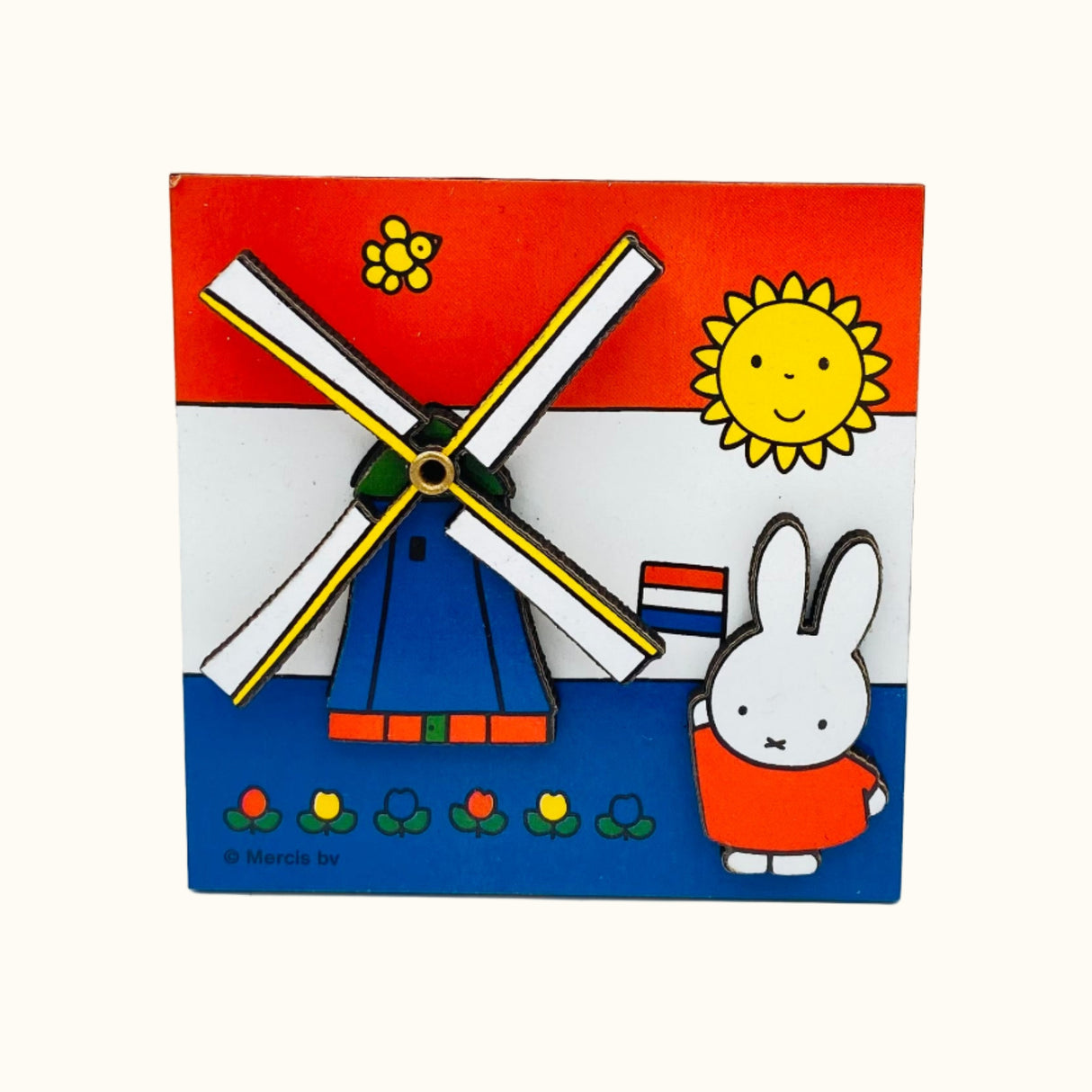 Aimant en bois – Moulin à vent Miffy