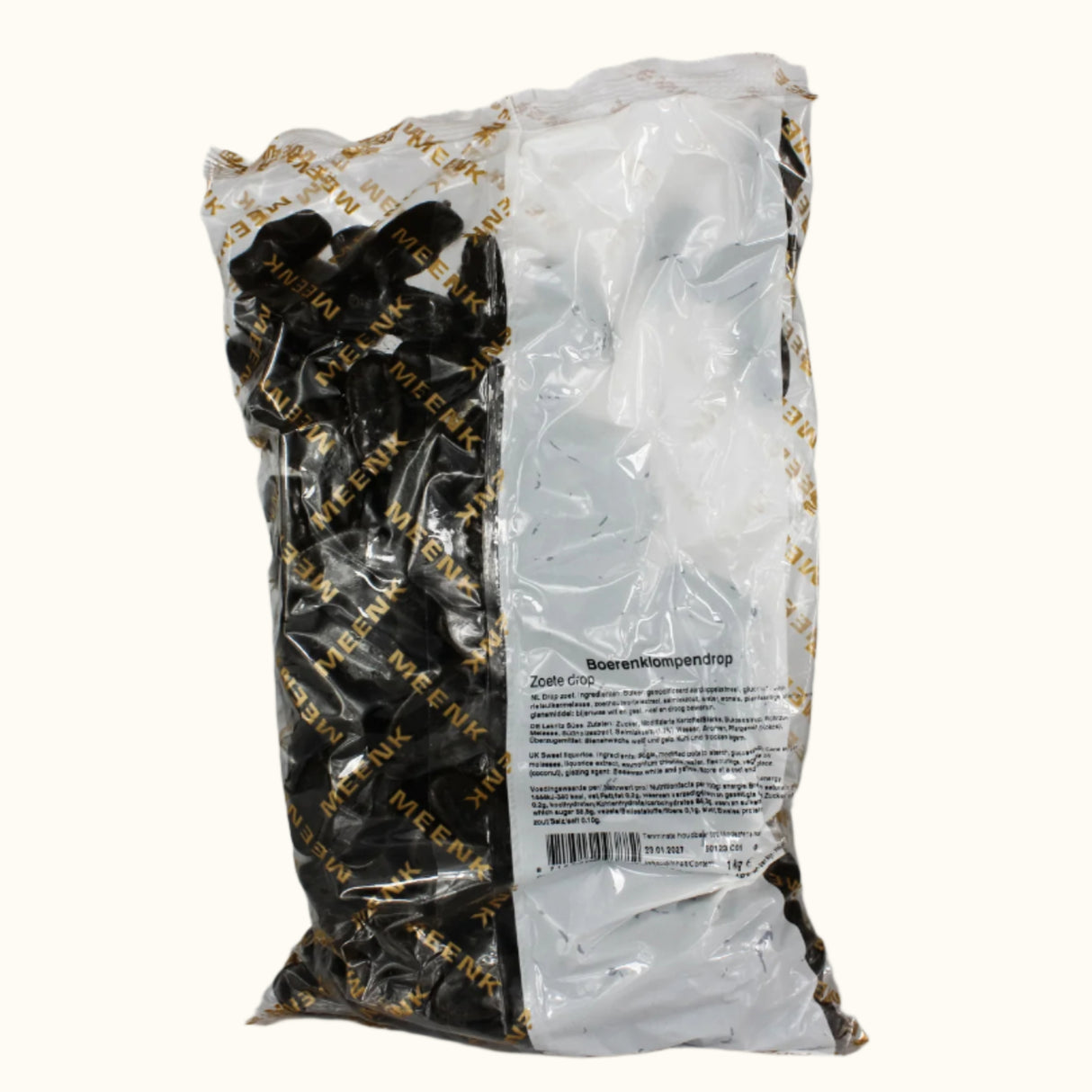 Réglisse sucrée Meenk en forme de sabot en bois 1 kg