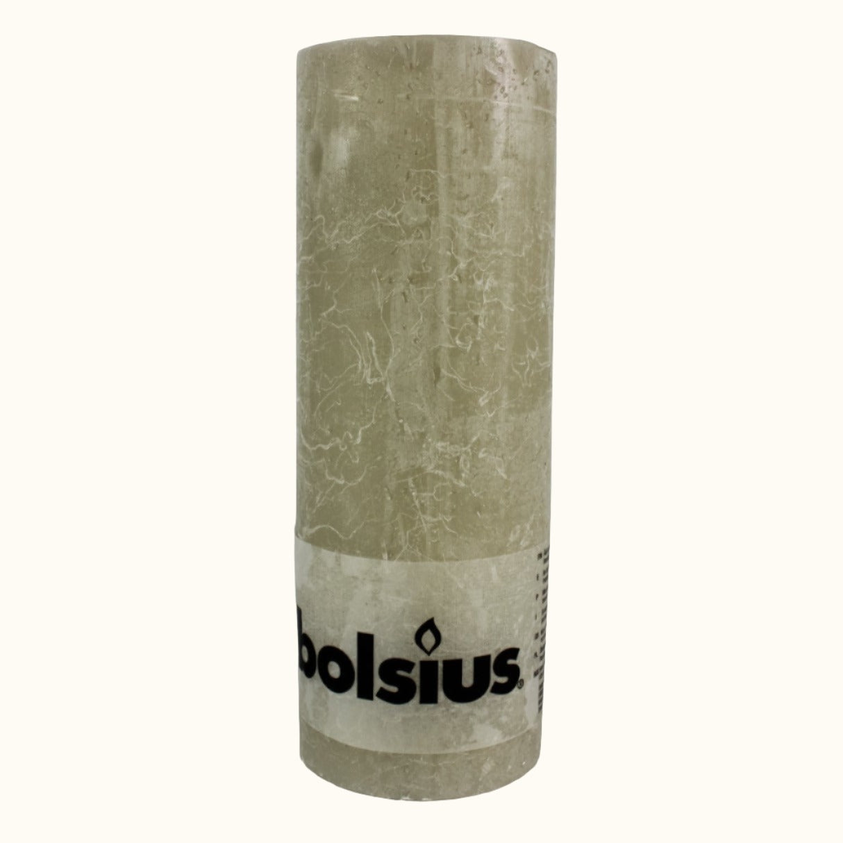 Bolsius Rustieke Kaars Leisteen 19cm