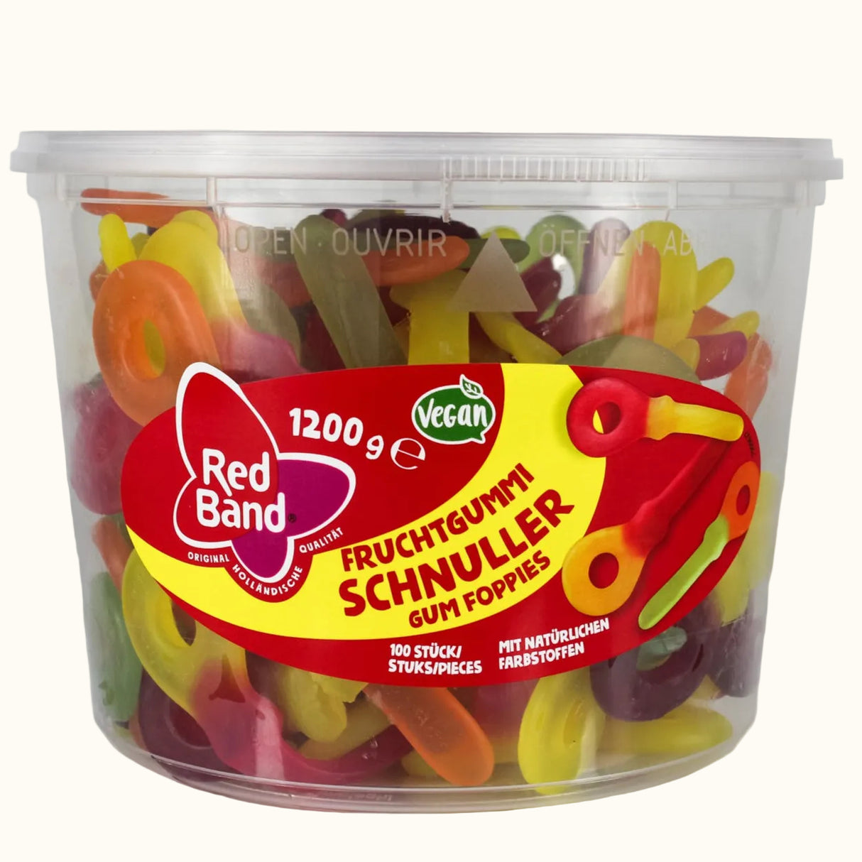 Red Band Fruit Gums Fopspeen 1200g