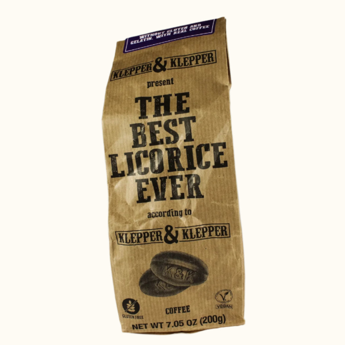 Café Klepper, réglisse douce et sucrée, sans gluten ni gélatine