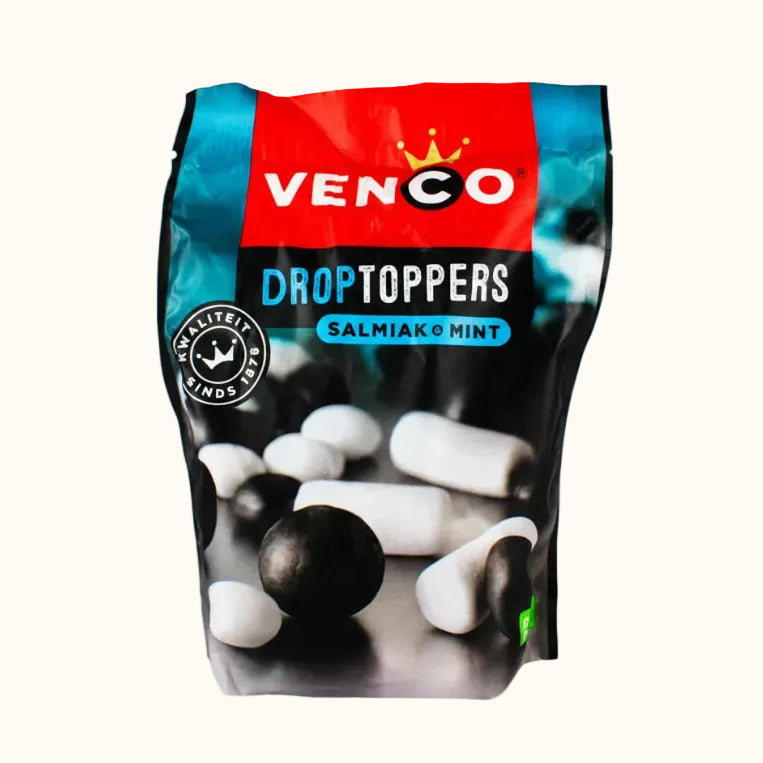 Venco DropToppers Salmiak et Menthe 225g