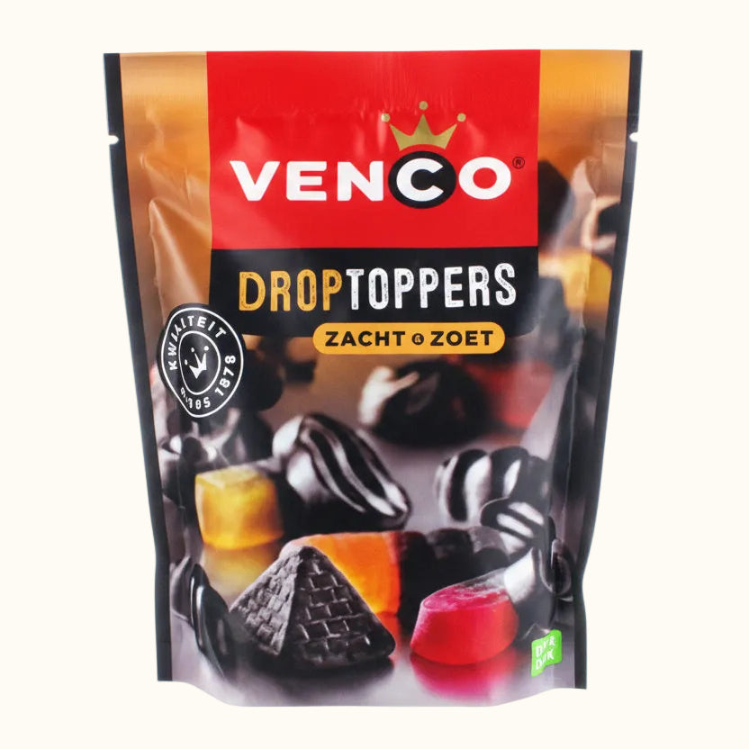 Venco DropToppers Zacht en Zoet 225 g