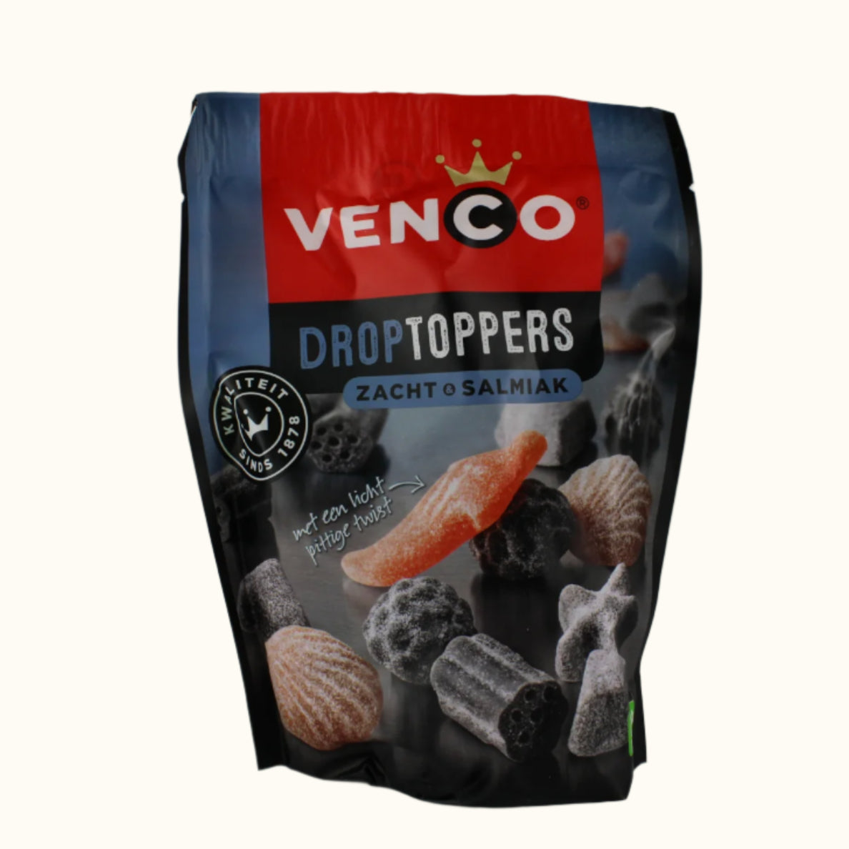 Venco DropToppers Soft et Salmiak 215g
