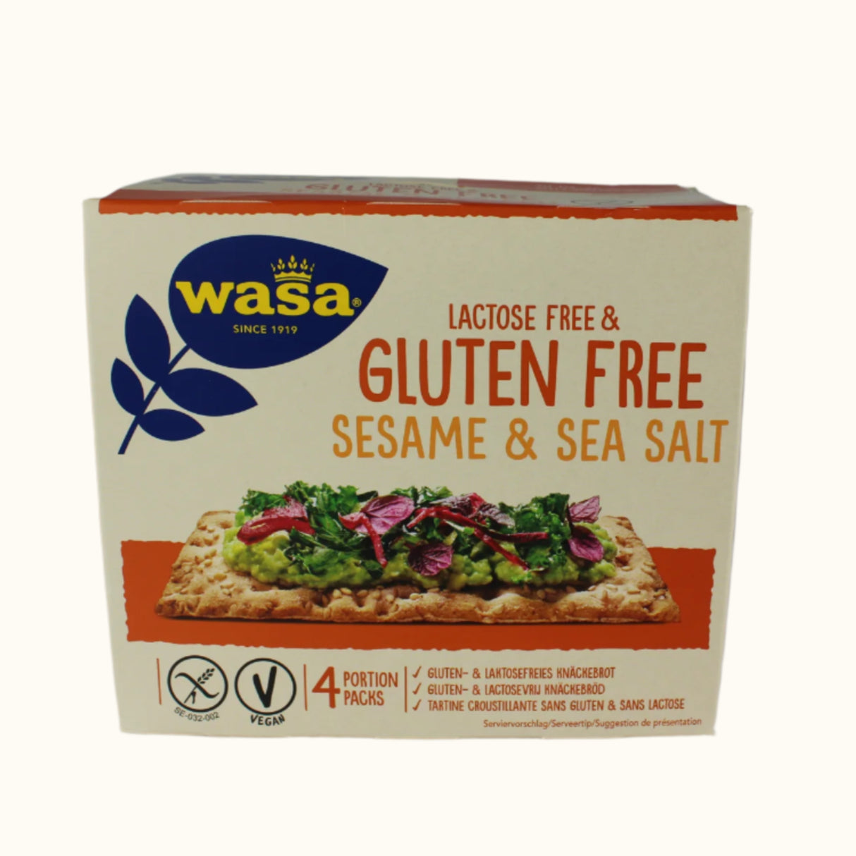 Wasa Sésame Sel de Mer Sans Gluten 160G