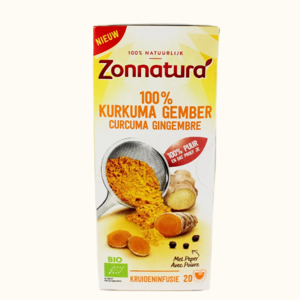 Zonnatura Tumeric Ginger Tea 20pc