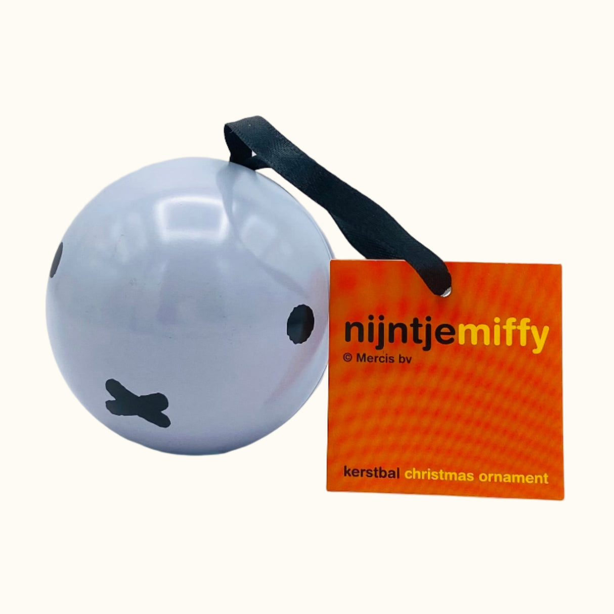 Ornement de Noël en métal – Visage de Miffy