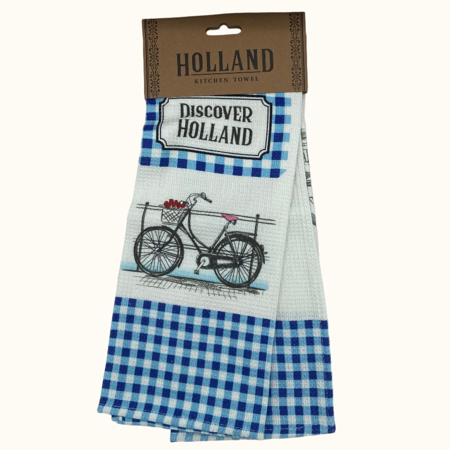 Kitchen Towel Holland Bike Blue