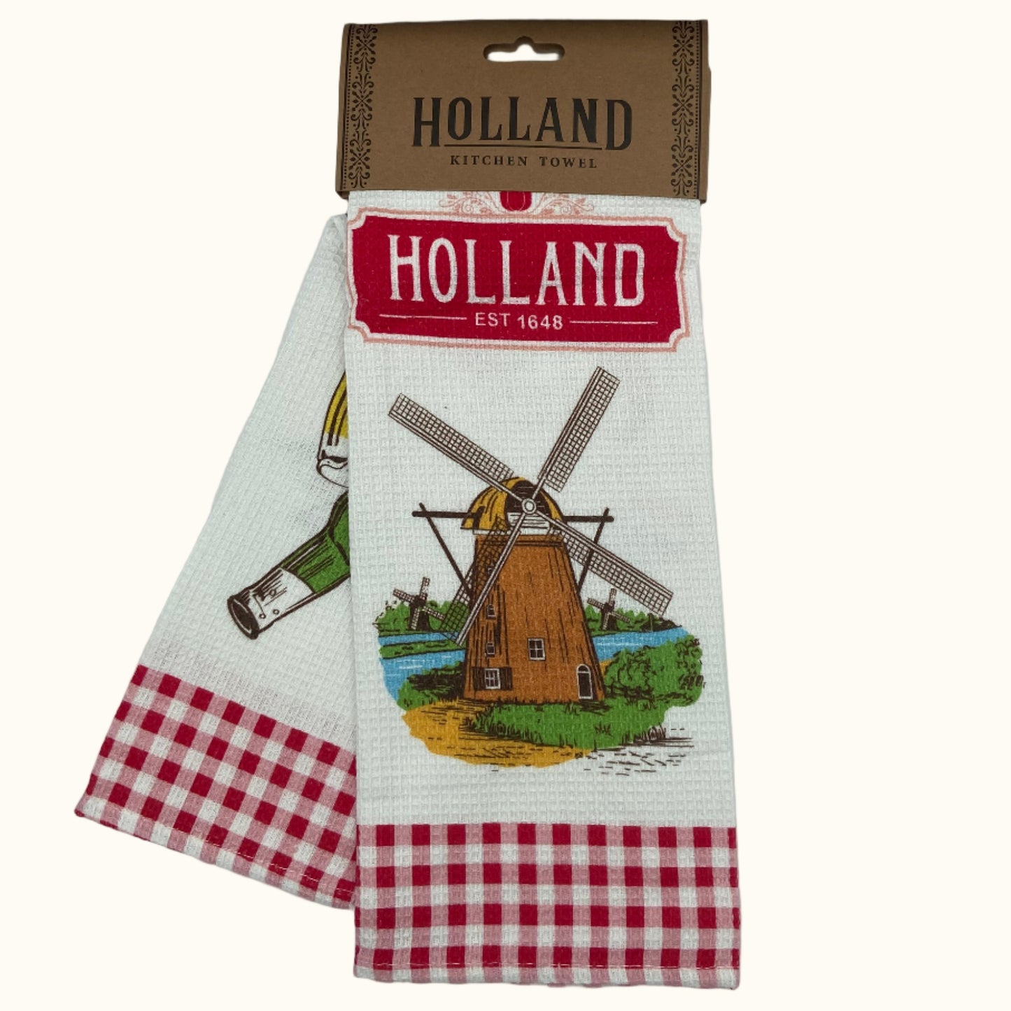 Kitchen Towel Mill Red