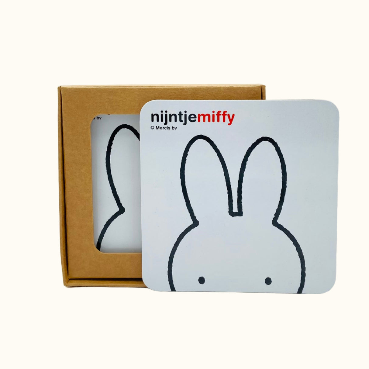 Boîte à sous-verres – Visage de Miffy (Boîte de loisirs créatifs)