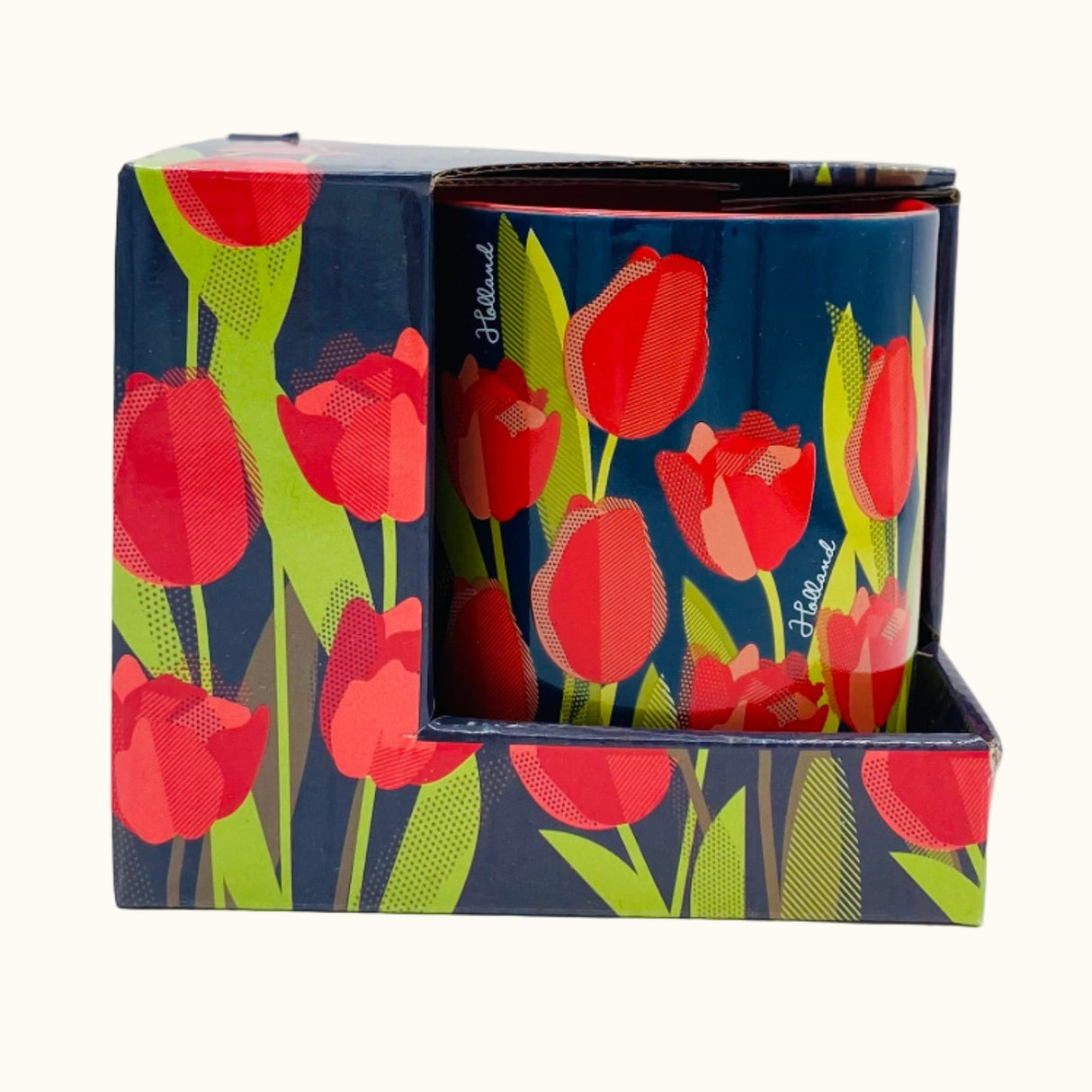Mok Vintage Tulp 9,5 cm