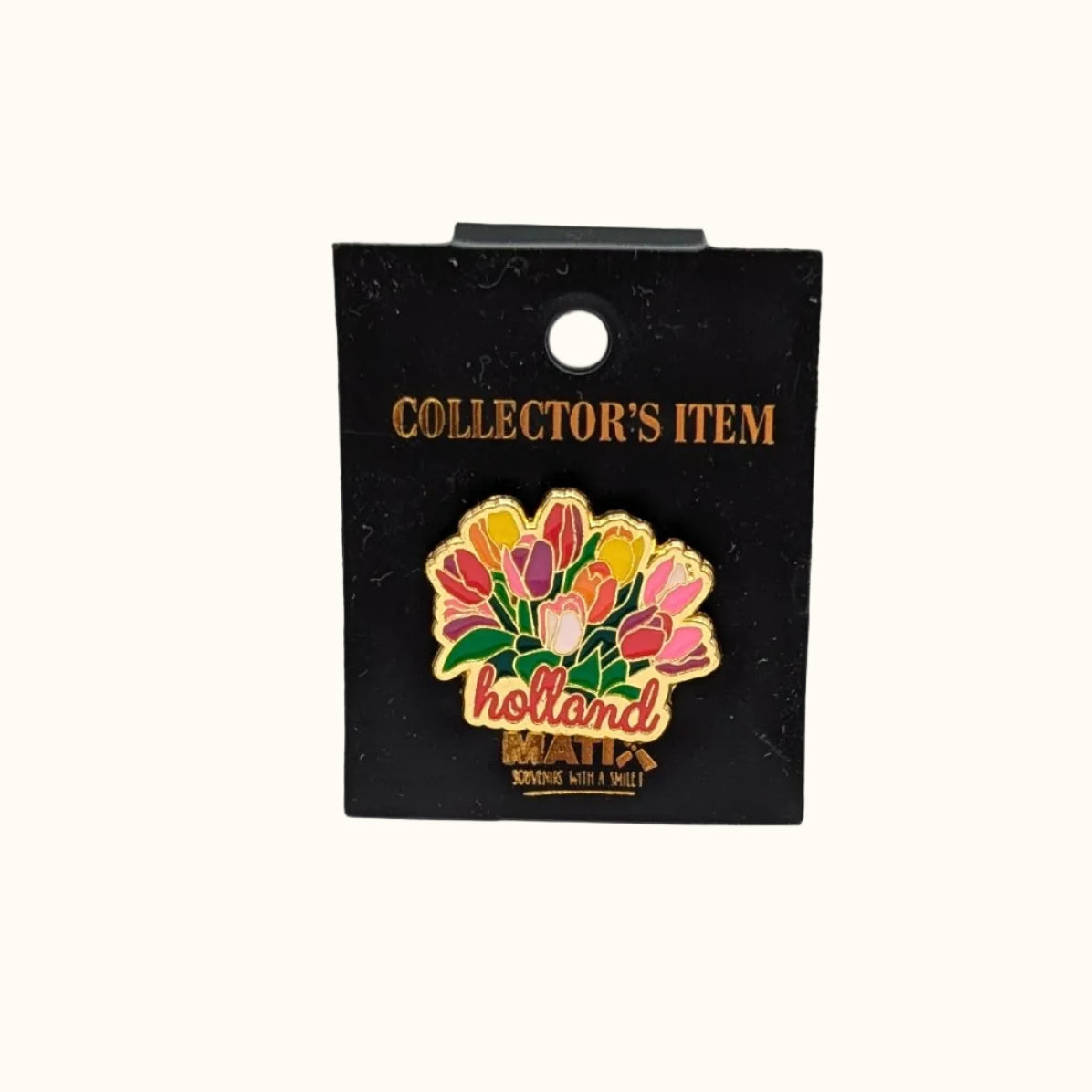 Pin Gold Bunch Of Tulips Holland