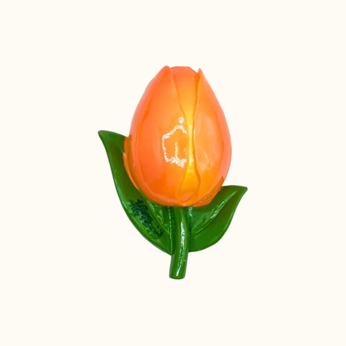 Polystone Magnet 3D Orange Tulip Holland