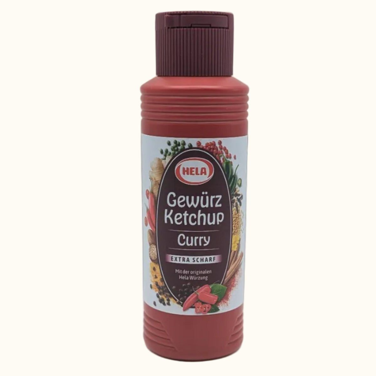 Hela Kruiden Ketchup Curry Extra Hot 300ml