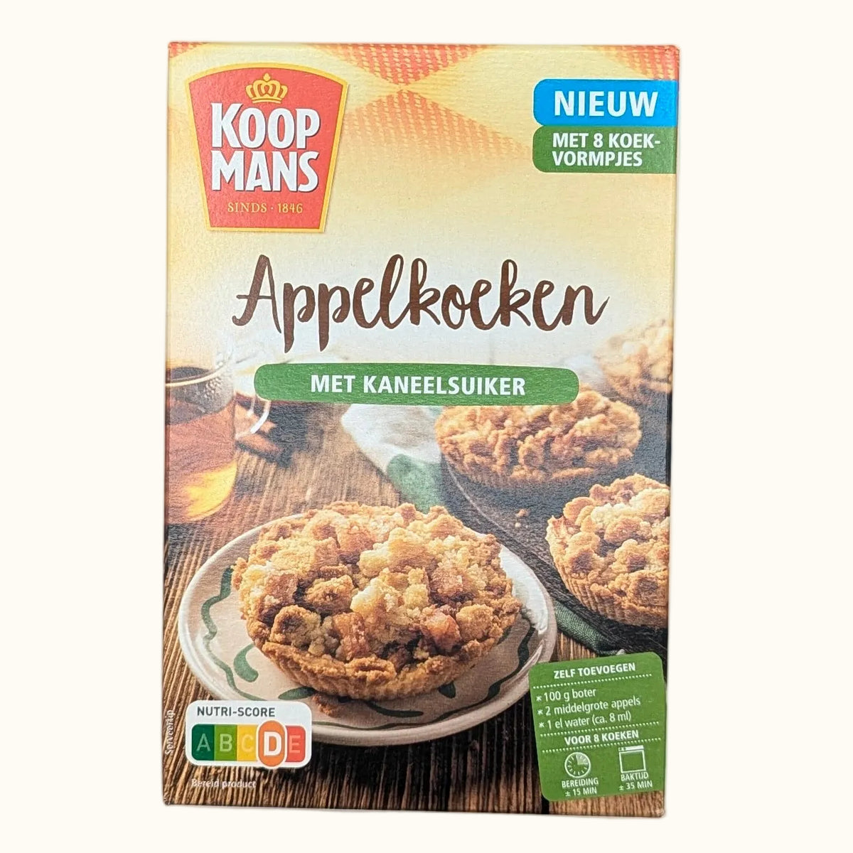 Koopmans Apple Cookies with Cinnamon Sugar 370g