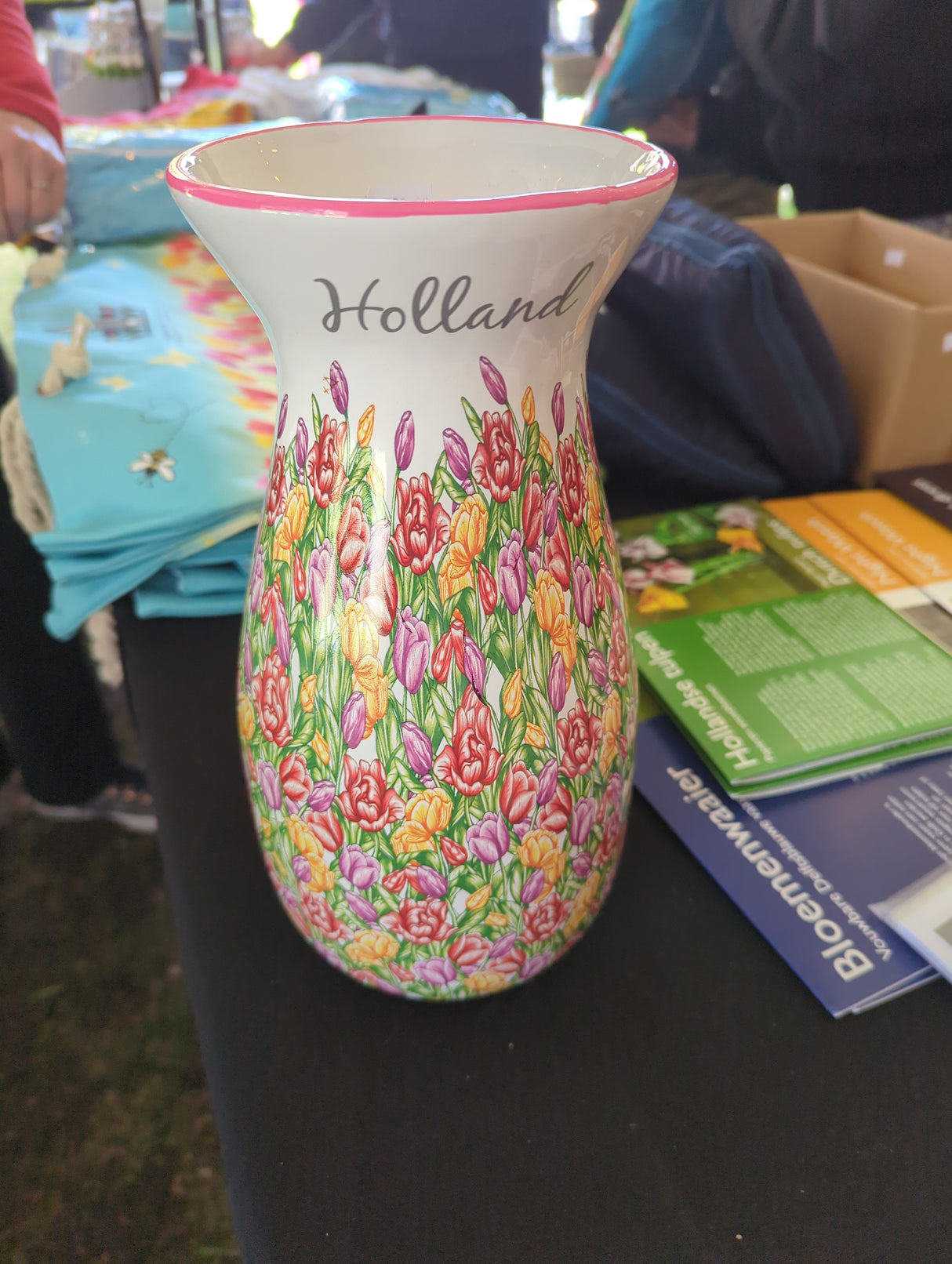 Dutch Groceries Vase Wide Top 30cm