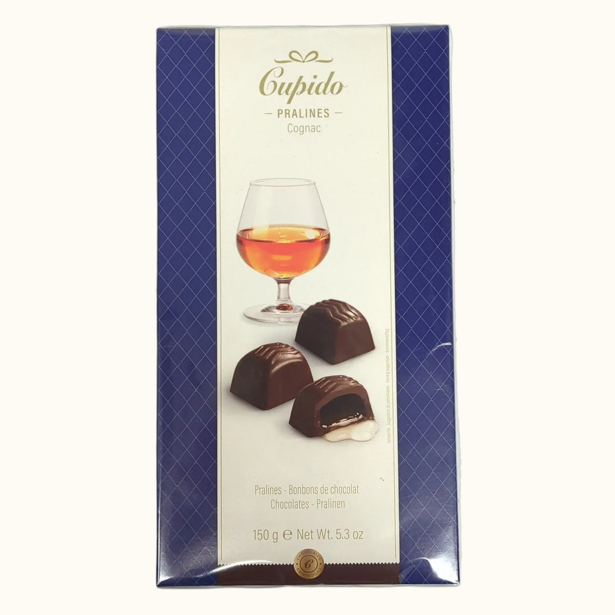 Cupido Cognac Praline Chocolates 150g