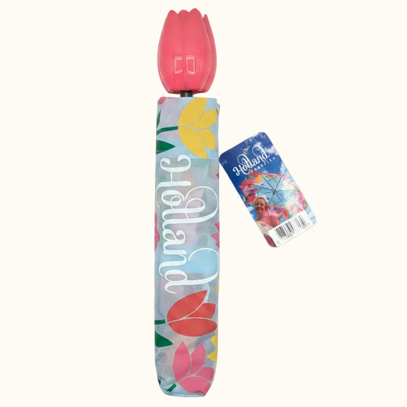 Umbrella Pink Tulips Design Holland