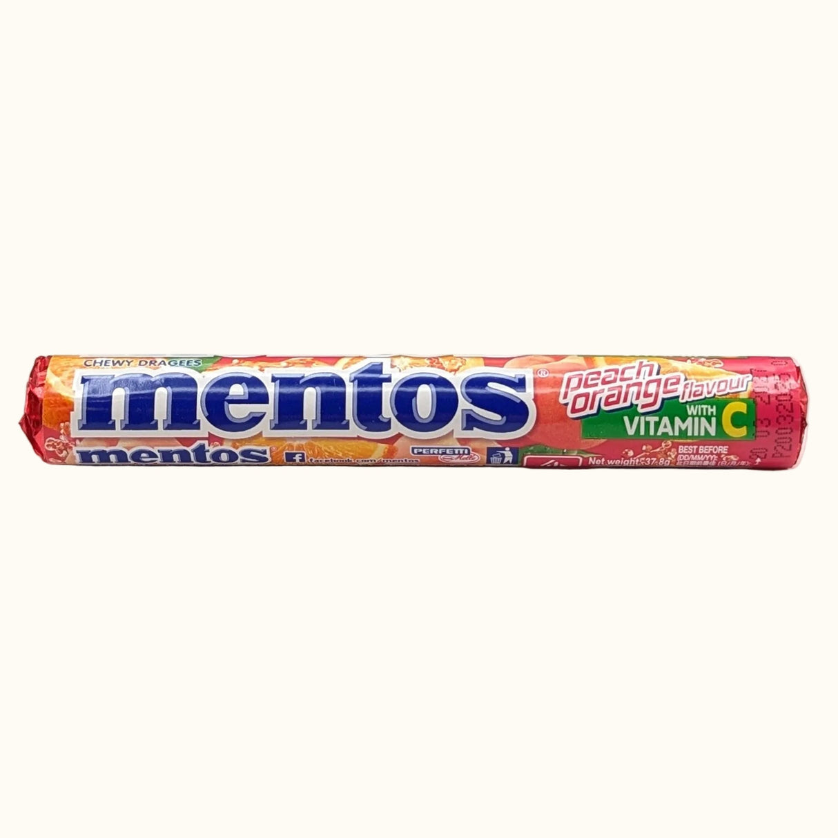 Mentos Peach Orange 37.5g
