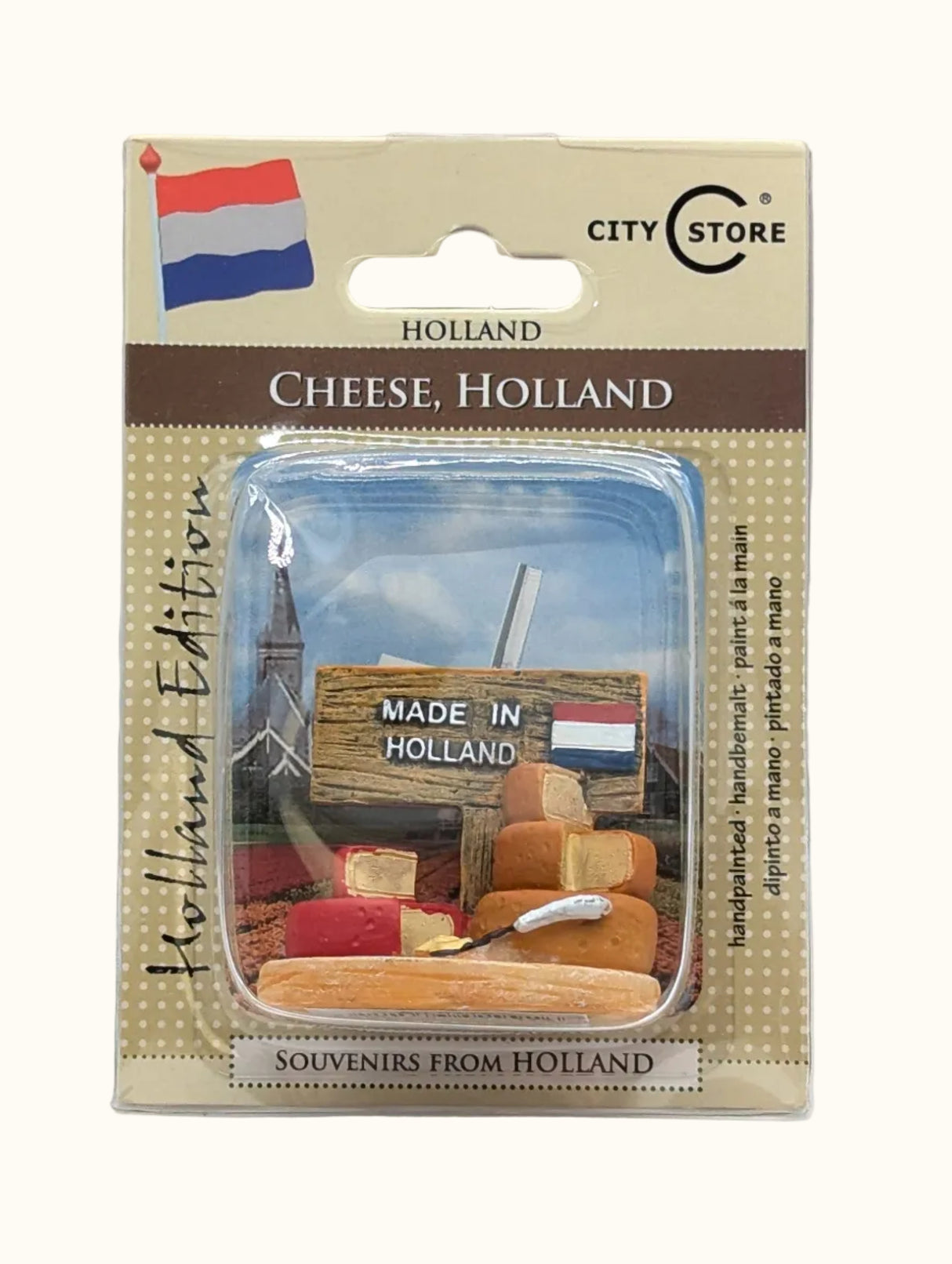 Miniature Polystone Cheese 5cm Holland