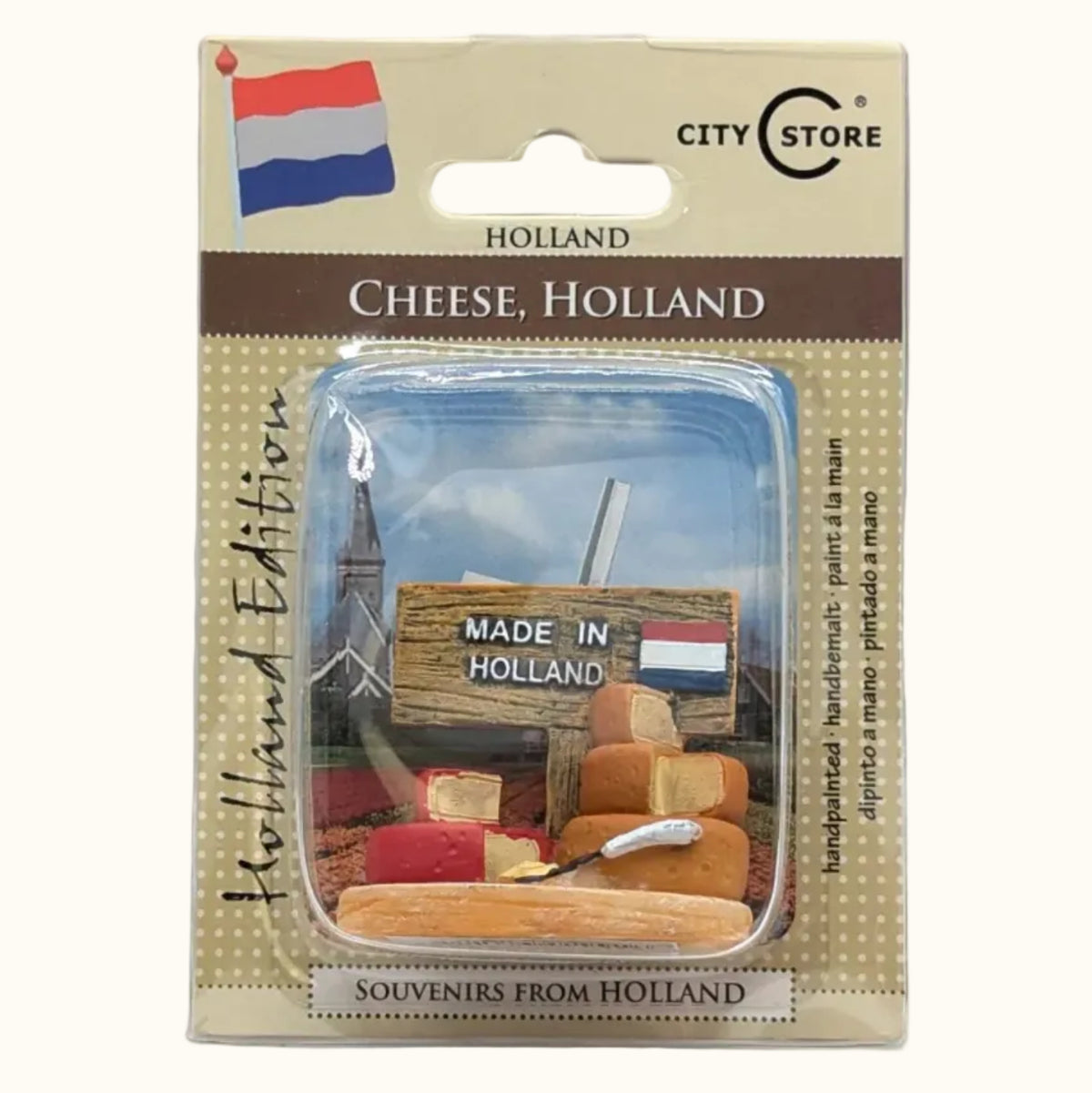 Miniature Polystone Cheese 5cm Holland