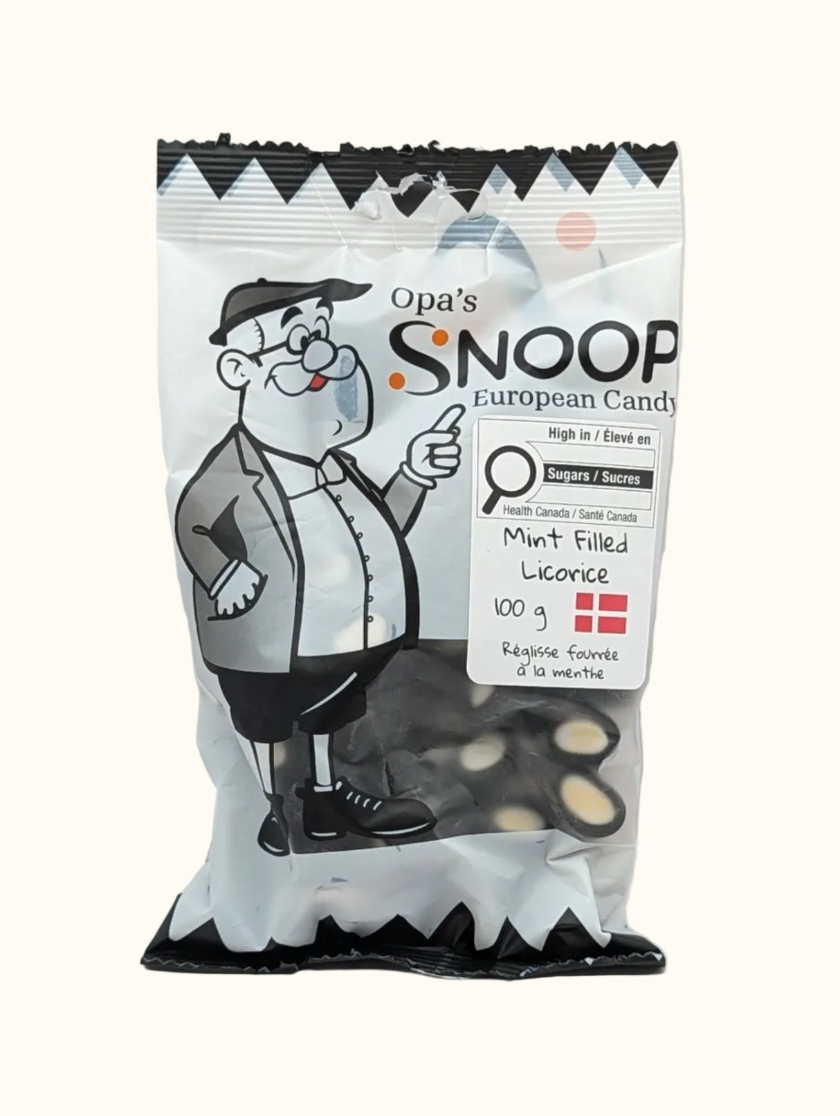 Snoop Mint Filled Licorice 100g