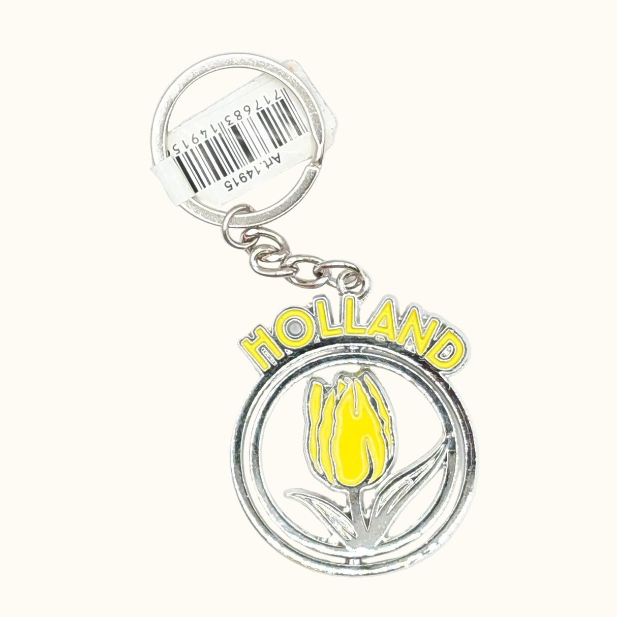 Spinner Keychain Yellow 'Monocolor' Holland