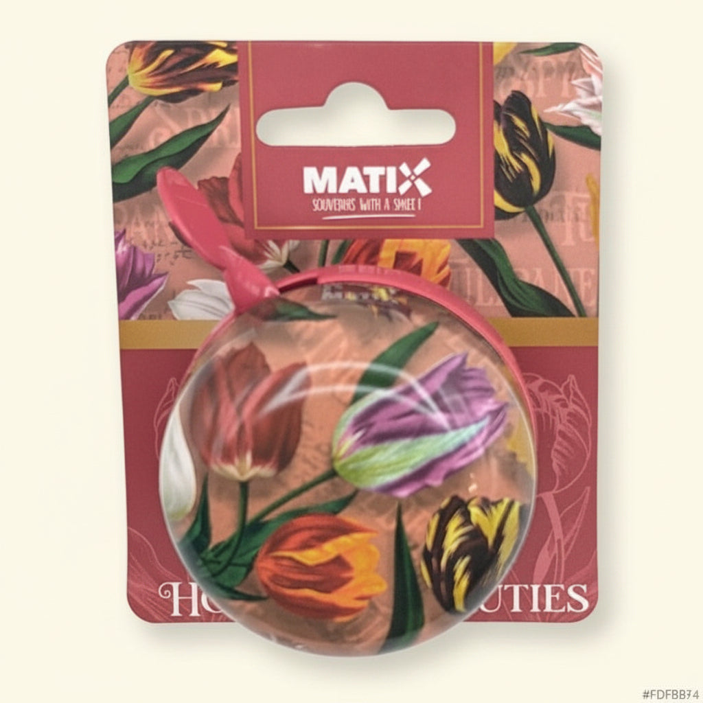 Bicycle Bell Pink 'Pretty Tulips'