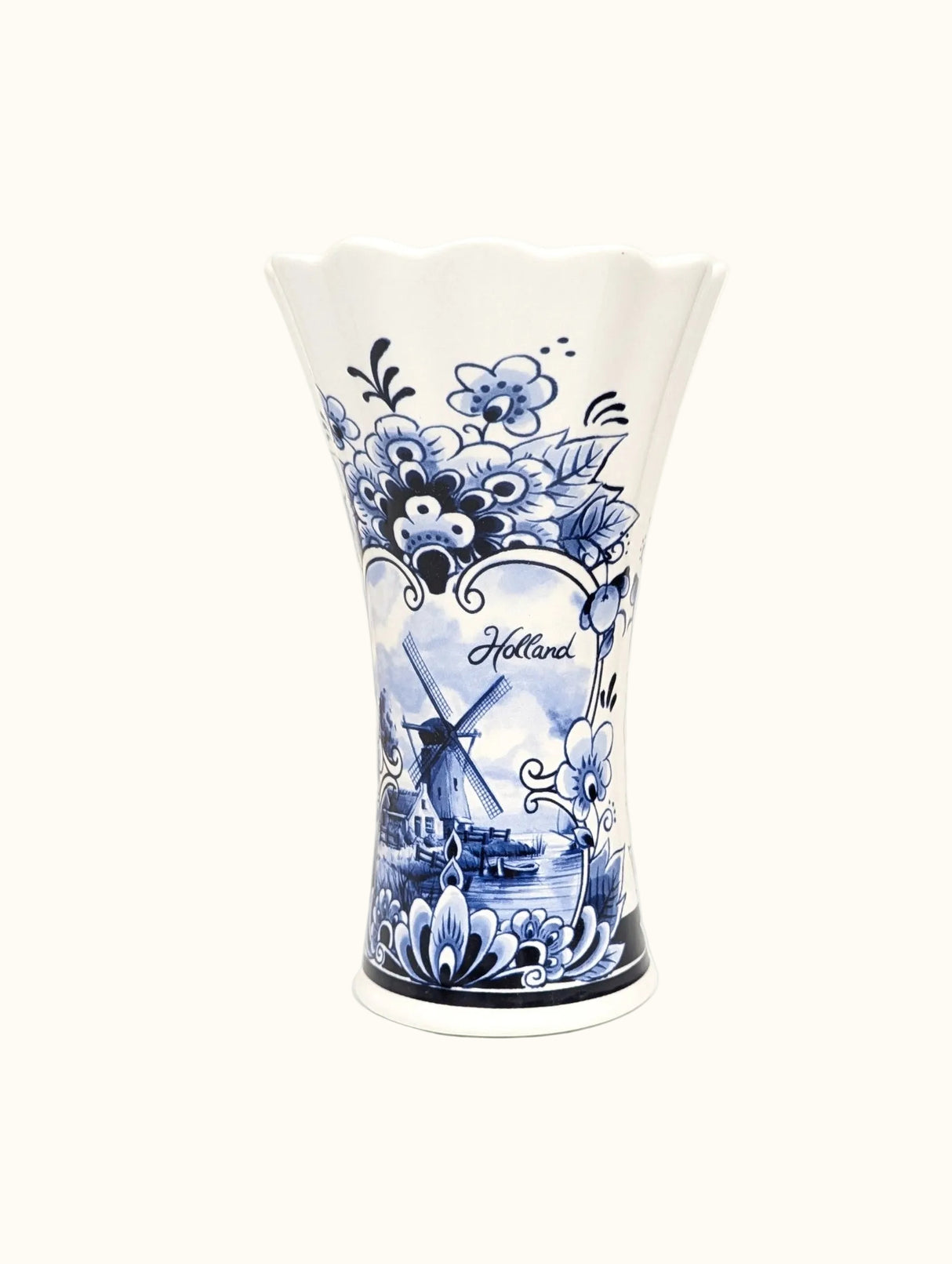 Ceramic Vase Large Delft Blue