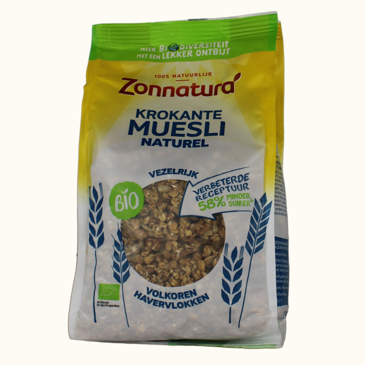 Muesli croustillant naturel Zonnatura 375 g