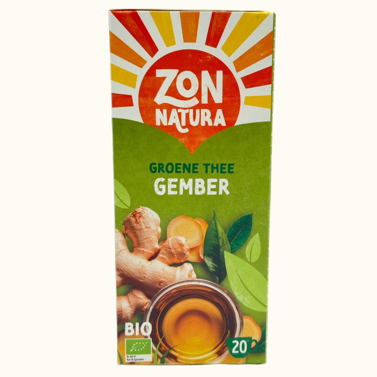 Thé vert au gingembre Zonnatura