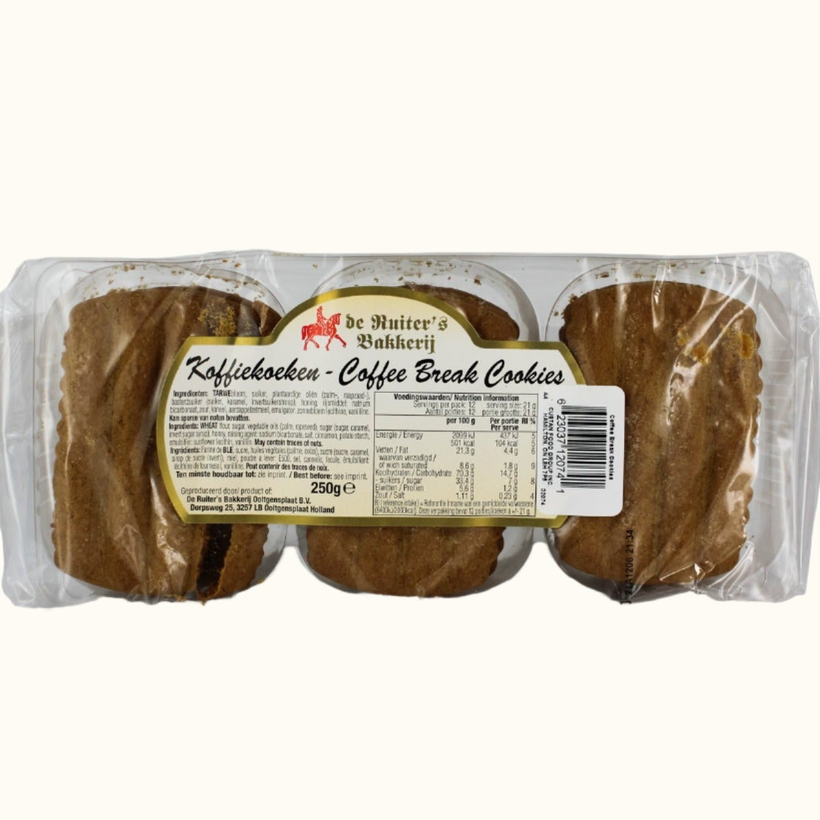 Biscuits de pause café Bakkerij de De Ruijter / Koffiekoeken