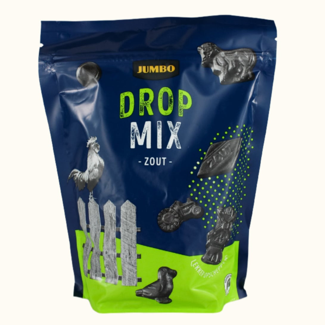 Jumbo Salt Licorice Mix Bag 350g