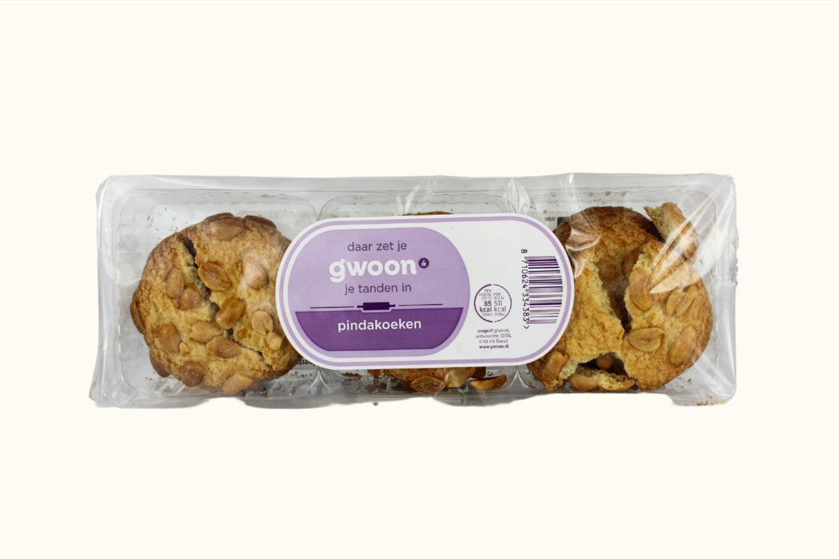 Gwoon pindakoekjes 200 g