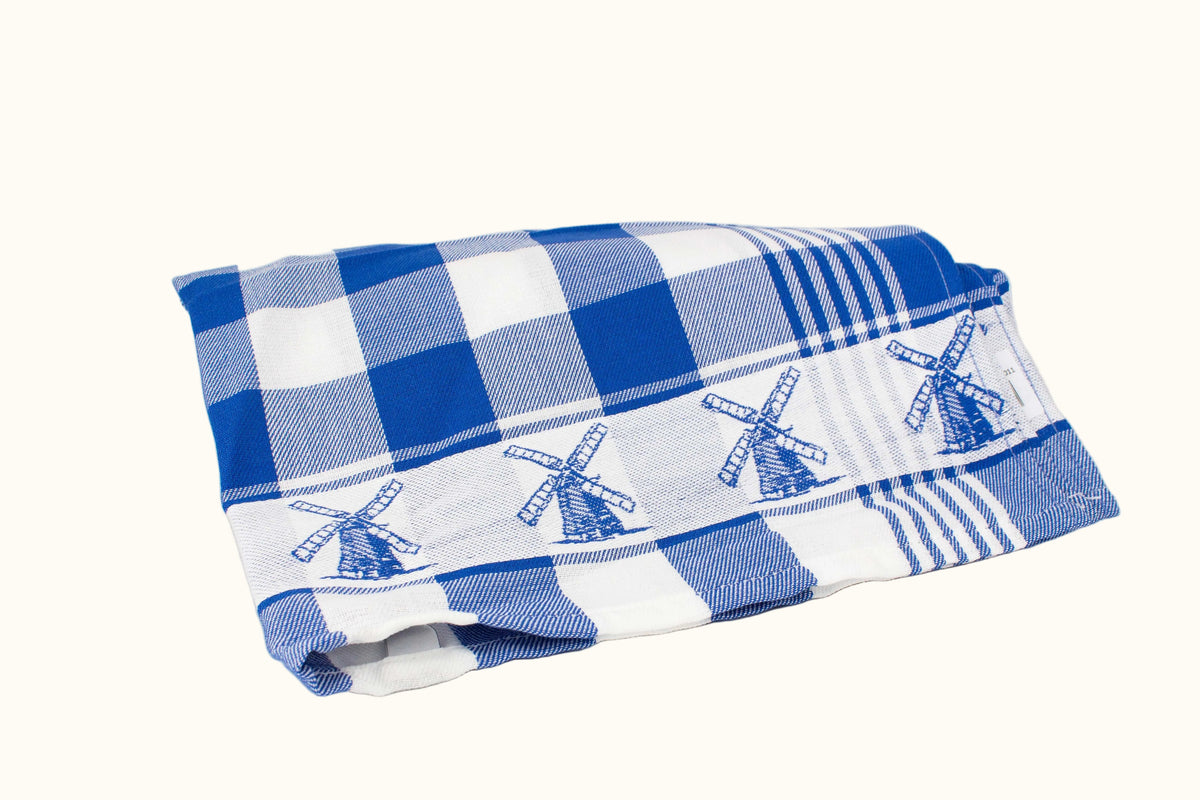 Twentse Damast Dutch Blue Mill Kitchen Towel 50x50cm