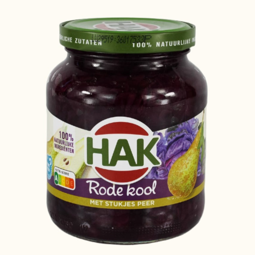 Hak rode kool met peer 355 g