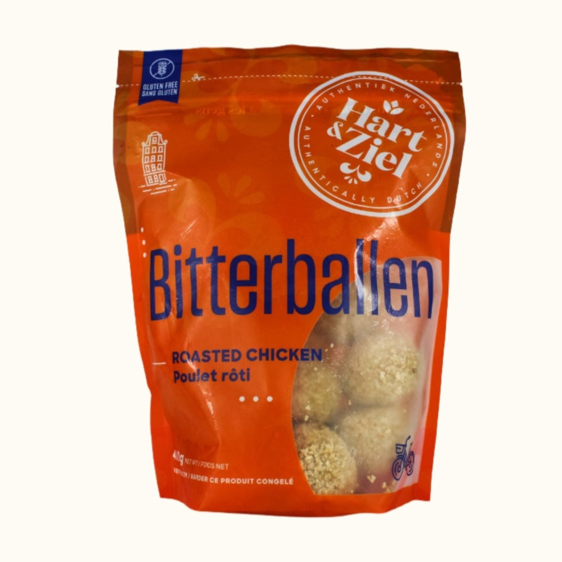 Hart en Ziel Glutenvrije Gebraden Kip Bitterballen 400g